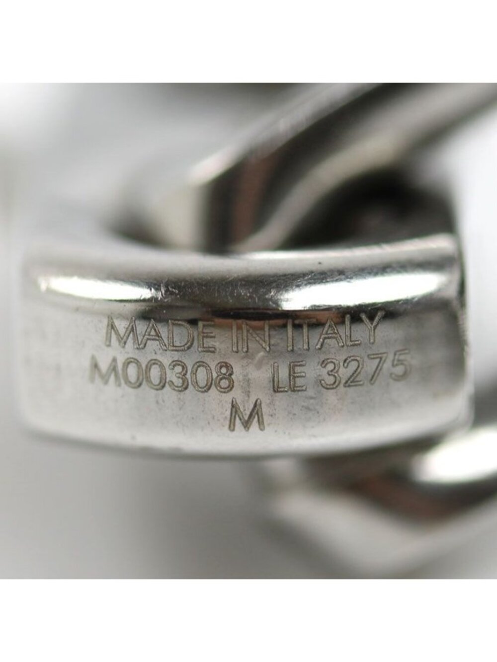 Louis Vuitton Metal Chain Monogram Bracelet M 19 cm - Picture 4 of 6